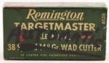 50 Rounds Of Remington .38 Auto Ammunition