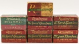 Lot of 7 Collector Boxes Remington .22 LR Ammo