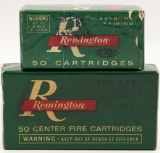 2 Collector Boxes of Remington .25 Auto Pistol