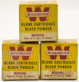 Lot of 3 Winchester .22 Short Blank Cartridges