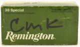 50 Rounds of Remington .38 S&W Ammunition