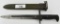 WWII M1 Garand Bayonet UC W/scabbard
