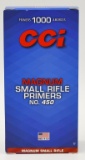 1000 CCI Small Rifle Magnum Primers #450
