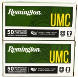 100 Rds Remington UMC 9mm Luger Ammunition