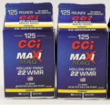 250 Rounds Of CCI Maxi-Mag .22 WMR Ammunition