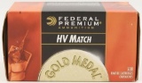 500 Rounds Federal Premium Gold Medal Target .22