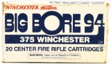 18 Rounds of Winchester Western .375 Win Ammo