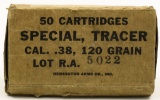 50 Rounds Of .38 Special Tracer Ammunition