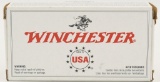 50 Rounds Of Winchester USA .380 ACP Ammunition