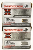 40 Rounds of Winchester .45 Long Colt Ammunition