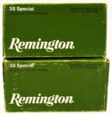 100 Rounds Of Remington .38 SPL Ammunition