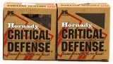 50 Rds Of Hornady 9mm Luger Critical Defense