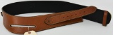 Brown Leather Buscadero Belt W/ Loops