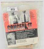 Conceal-IT Secret Gun Belt New in Package