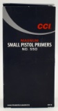 1000 CCI Small Pistol Magnum Primers #550
