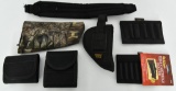 Lot of Accessories; Rifle Ctg holders, Strap, &