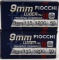 100 Rounds Of Fiocchi 9mm Luger Ammunition