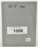 RCBS .357 mg 3 Die set for reloading w/container