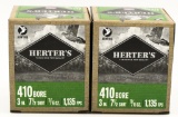 50 Rounds Of Herter's .410 Ga Bore Shotshells