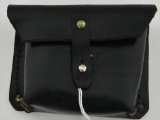 Vintage Glen Burley Black Leather Mag Pouch