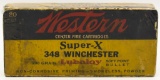 20 CT Of Western .348 Win Empty Brass Casings