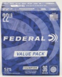 525 Rounds Of Federal Champion .22 LR Ammunition