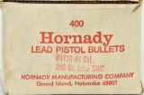 400 Ct. Hornady .44 Cal Lead SWC Reloading Tips