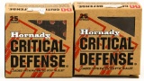 50 Rds Of Hornady 9mm Luger Critical Defense