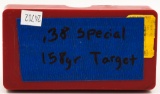 50 Rounds Of Remanufactured .38 SPL Target Ammo