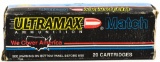 20 Rounds Of Ultramax Match .45 Colt Ammunition