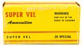 50 Rounds Of Super Vel .38 Special Ammunition