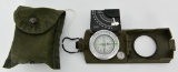 Military Compass Metal Clinometer Hiking Sighting