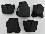Lot of 3 Kydex style Holsters & 2 Mag Holsters