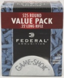 525 Rounds Of Federal Champion 22 LR Ammunition