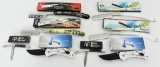 Lot of 8 New Folding Knives