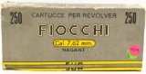 250 Rounds Of Fiocchi 7.62 Nagant Ammunition