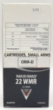 500 Rounds Of CCI Maxi-Mag .22 WMR Ammunition