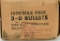 1000 Bulk Pack 3-D Bullets 148 gr HB