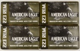80 Rounds Of American Eagle .223 Rem Ammunition