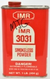 IMR 3031 Smokeless Powder Can weighs approx 1.3 lb