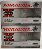 40 Rounds Of Winchester .243 Win Ammunition