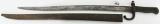 French Model 1866 Military Chassepot Bayonet 1874