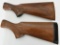 Lot of 2 Remington 870 Wood Buttstocks