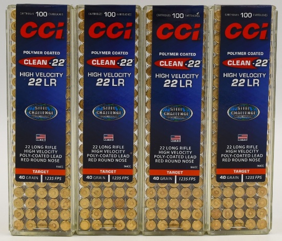 400 Rounds of CCI Clean-22 High Velocity .22 LR