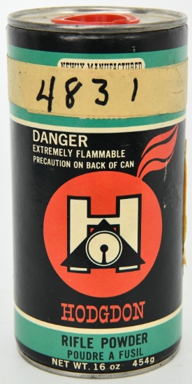 4831 can of Hodgdon Rifle Powder weighs approx
