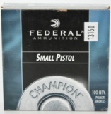 100 count Federal Small Pistol Primers No. 100