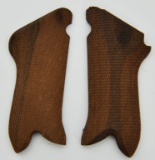 Luger Checkered Wood Grips
