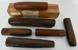 Lot of 6 Wood Shotgun Forends Winchester, Etc.