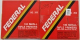 200 count Federal Small RIFLE primers & HV pistol