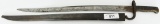 French Model 1866 Military Chassepot Bayonet 1872